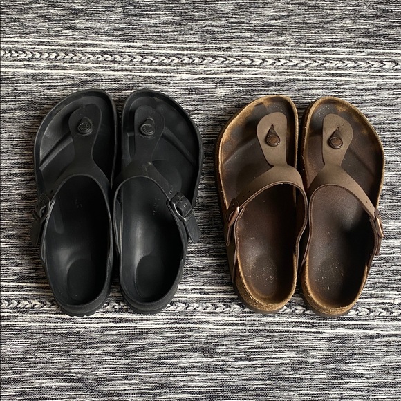 2xBirkenstock Gizeh (one mocha & one EVA in
Black) - Picture 5 of 6